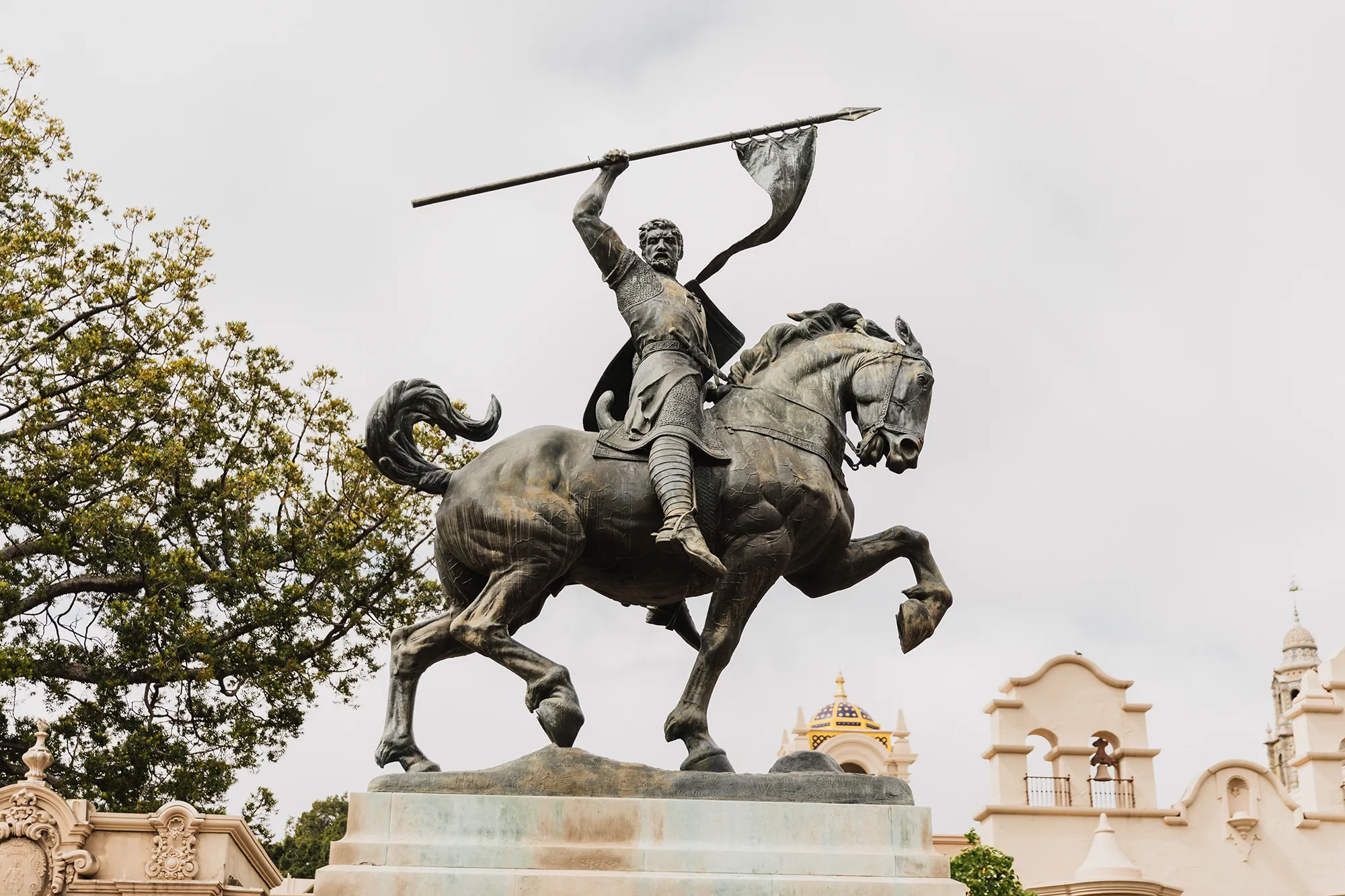 El Cid statue in Balboa Park.