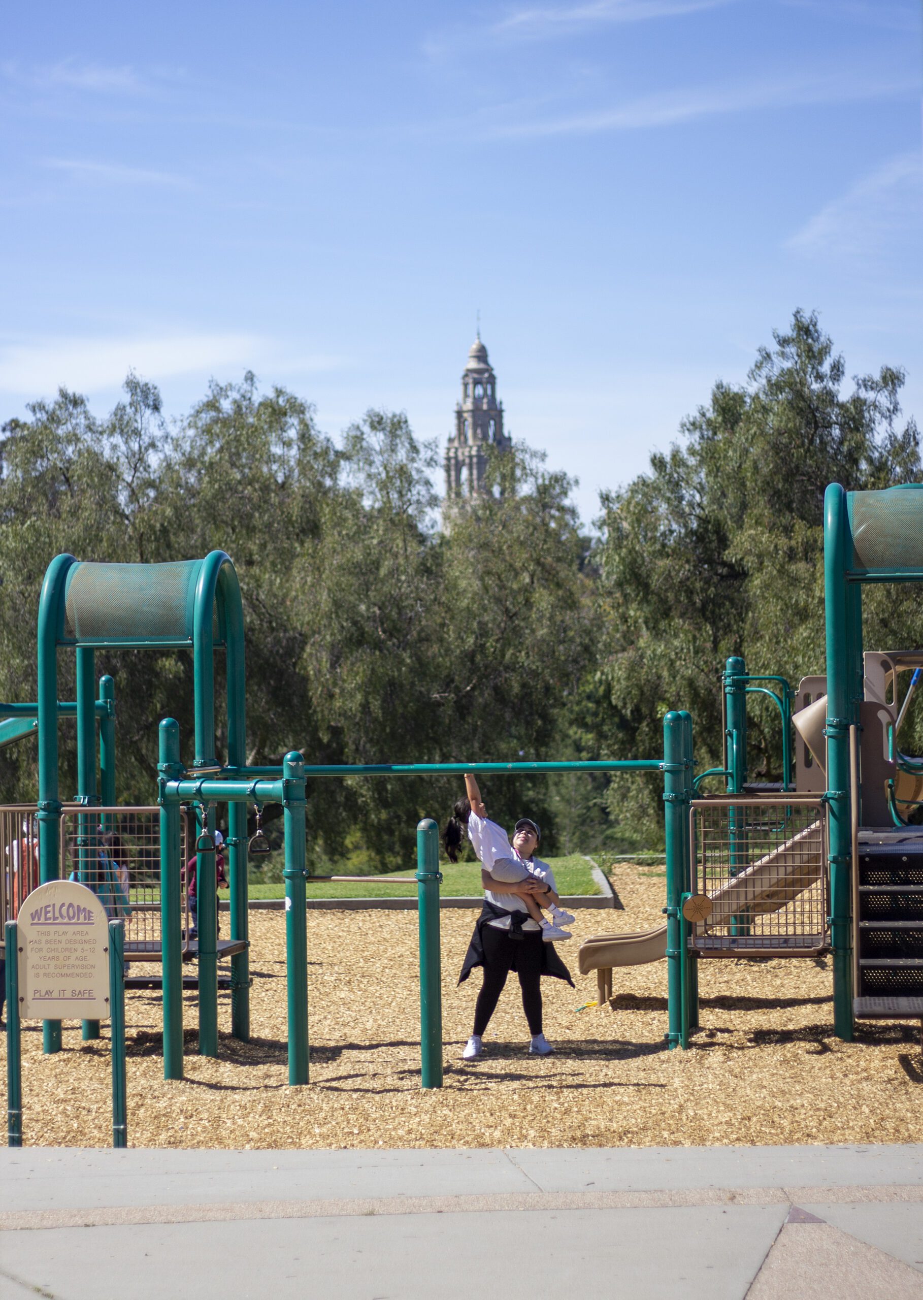 Park Playground With Children