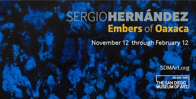 Blue poster for Embers of Oaxaca