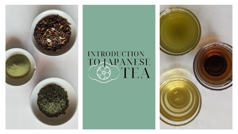 Introduction to Japanese Tea with different types of tea