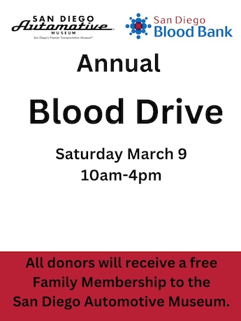 Annual Blood Drive poster