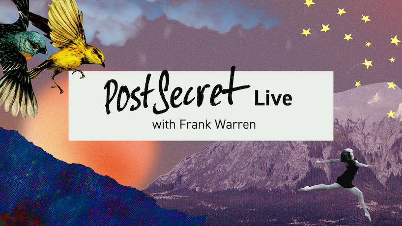 post secret live with Frank Warren header