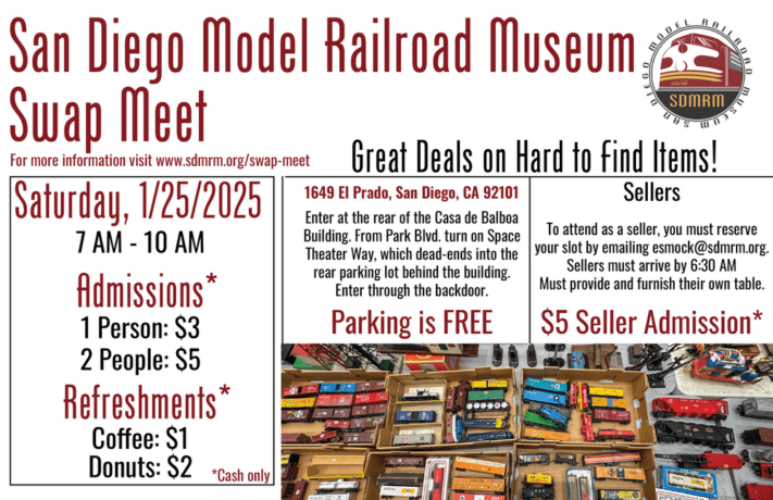 San Diego Model Railroad Museum Swap Meet