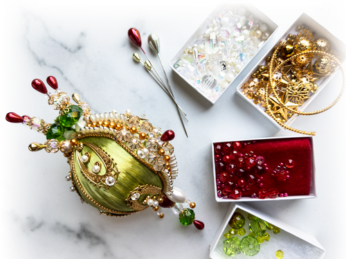 green holiday ornament